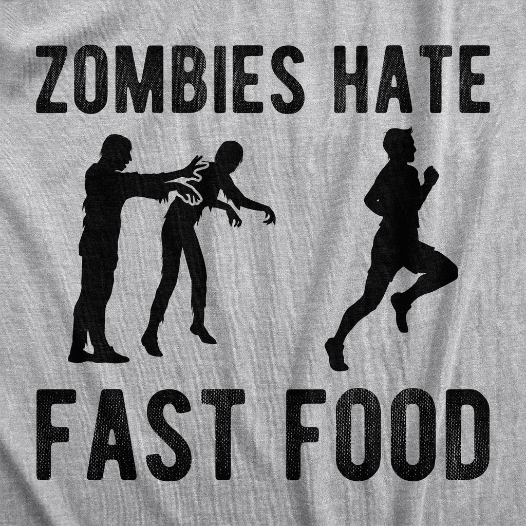 Zombies Hate Fast Food Men's T Shirt product image 3