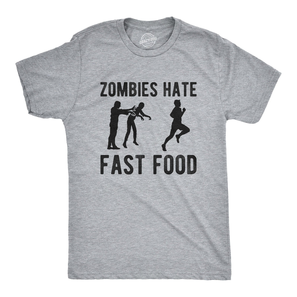 Zombies Hate Fast Food Men's T Shirt product image 1