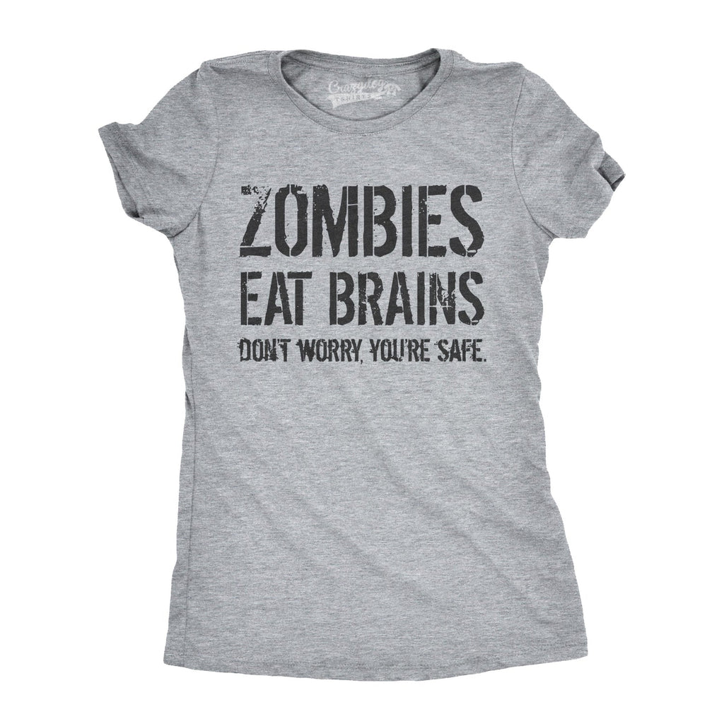 Zombies Eat Brains, You're Safe Women's T Shirt product image 5